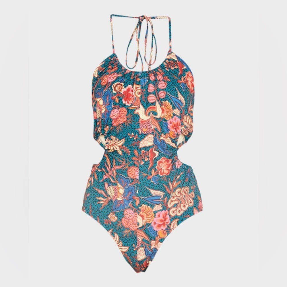 Ulla Johnson Mabel Halter One-Piece Swimsuit sz S NWT - Picture 3 of 14